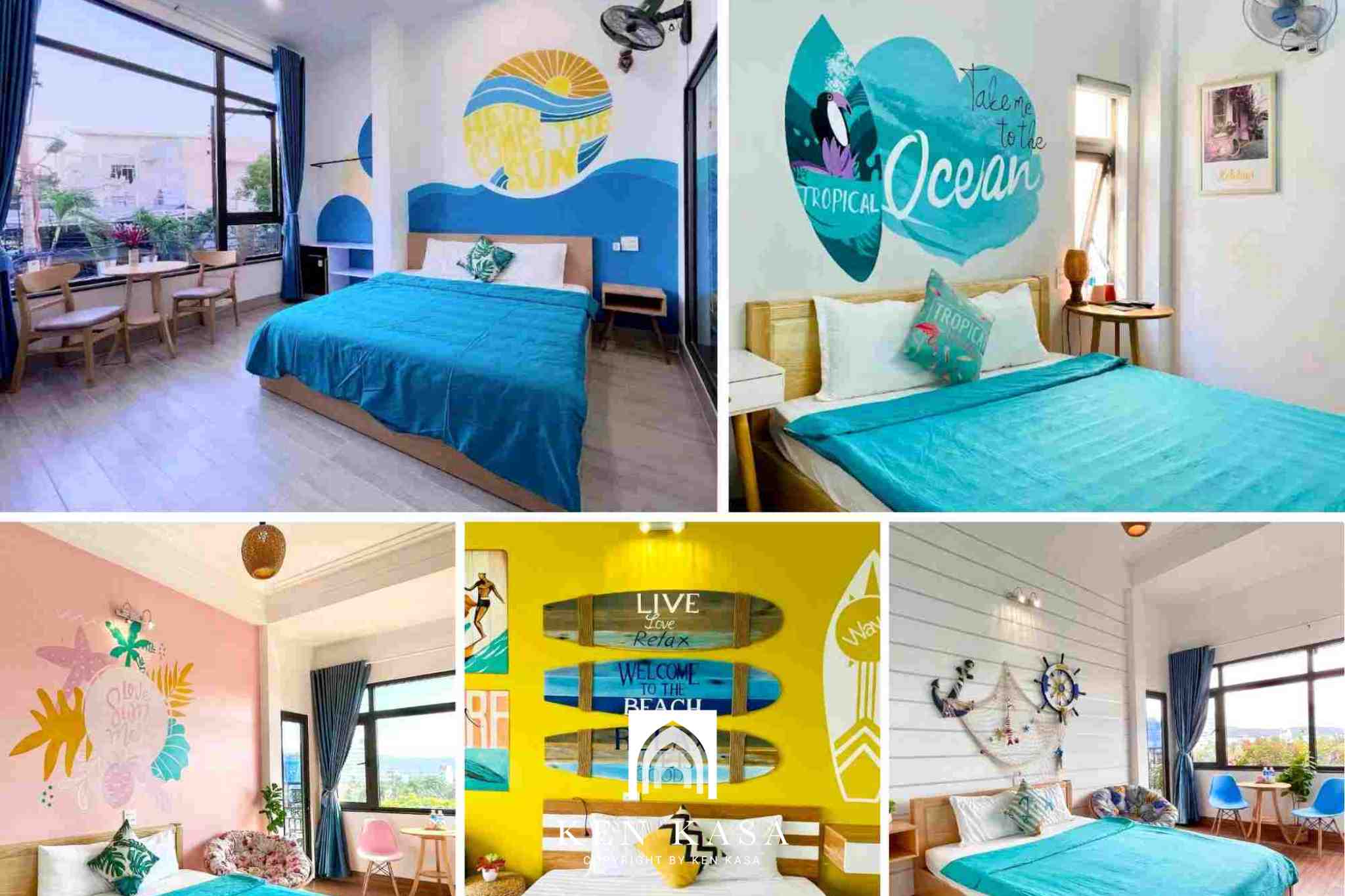 Mẫu nhà homestay trong phố Blossom sea homestay 
